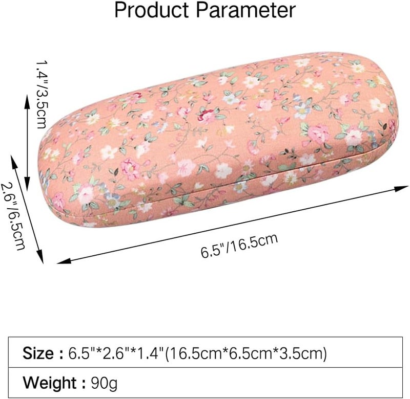 PERFECTSIGHT Store Hard Shell Eyeglasses Case, Kawaii Protective Glasses Case for Kids, Cute Eyeglass Case for Women Men Girls - Image 2